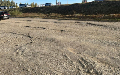 Народный репортер. Ужасное состояние дороги около дома