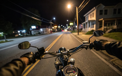 Пьяного мотоциклиста задержали в Хромтау