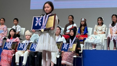 Рисунок восьмилетней казахстанки признали лучшим на фестивале в Японии