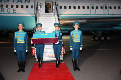 Останки казахстанских солдат ВОВ привезли в Астану