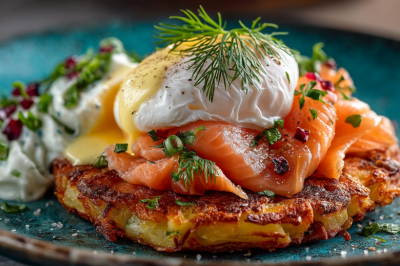 Нужен романтический завтрак? Бенедикт с лососем под соусом берблан &mdash; готовится проще, чем кажется