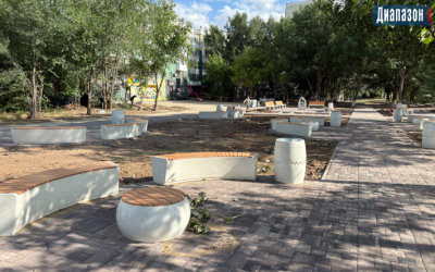 Новый сквер строят в 11 микрорайоне