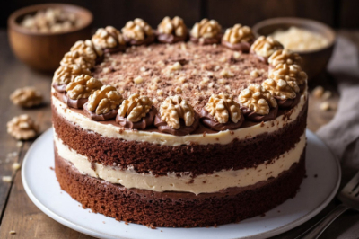 Остатки белков, горсть орехов и масло &mdash; превратила в торт-легенду. &laquo;Киевский&raquo; по-домашнему: проще, чем кажется, и вкуснее магазинного