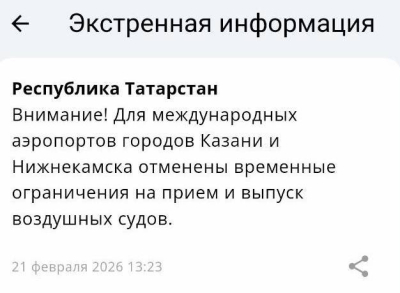 Аэропорты Казани и Нижнекамска вновь возобновили свою работу