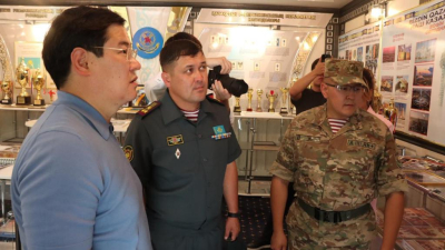 Депутат Мажилиса посетил в воинскую часть Национальной гвардии