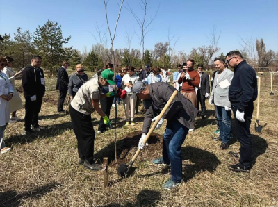 Аллея будущего: PowerTech 2025 оставила зелёный след в Алматы