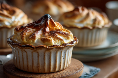 Забудьте про сложные торты. Творог, крем и безе в формочках творят чудеса. Воздушная хрустящая шапка, влажная серединка &mdash; мечта за полчаса